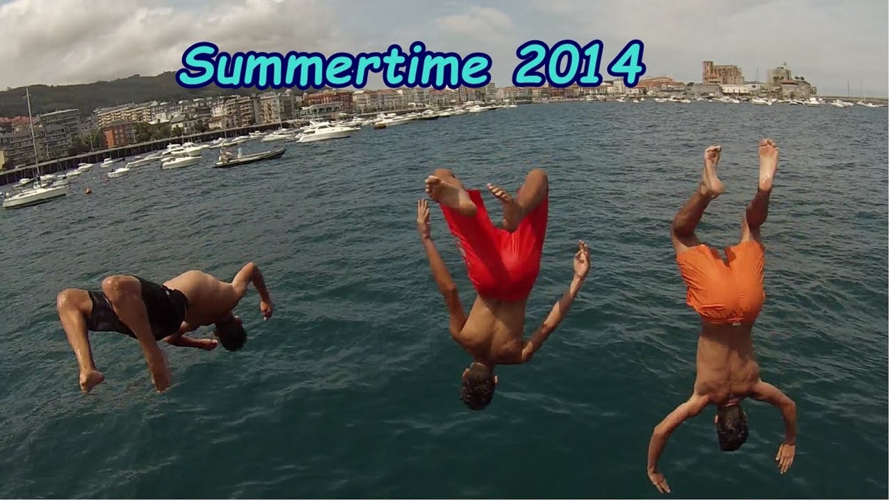 Cliff Jumping!! GoPro - Castro Urdiales