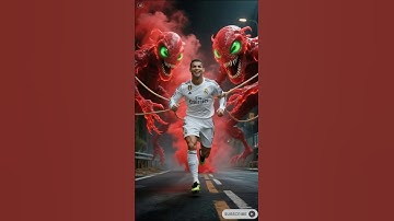Messi, Mbappé’s & Neymar Alien vs Ronaldo’s Aliens  #ronaldo #goat #messi #ai #aifunnyshorts