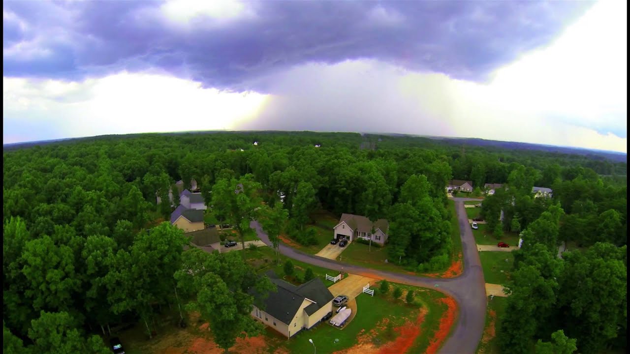 Rain storm June 2014 Troutman NC YouTube