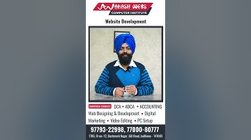 Ludhiana best website development institute | Akash Webs Computer Institute