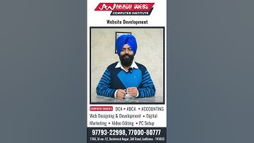 Ludhiana best website development institute | Akash Webs Computer Institute