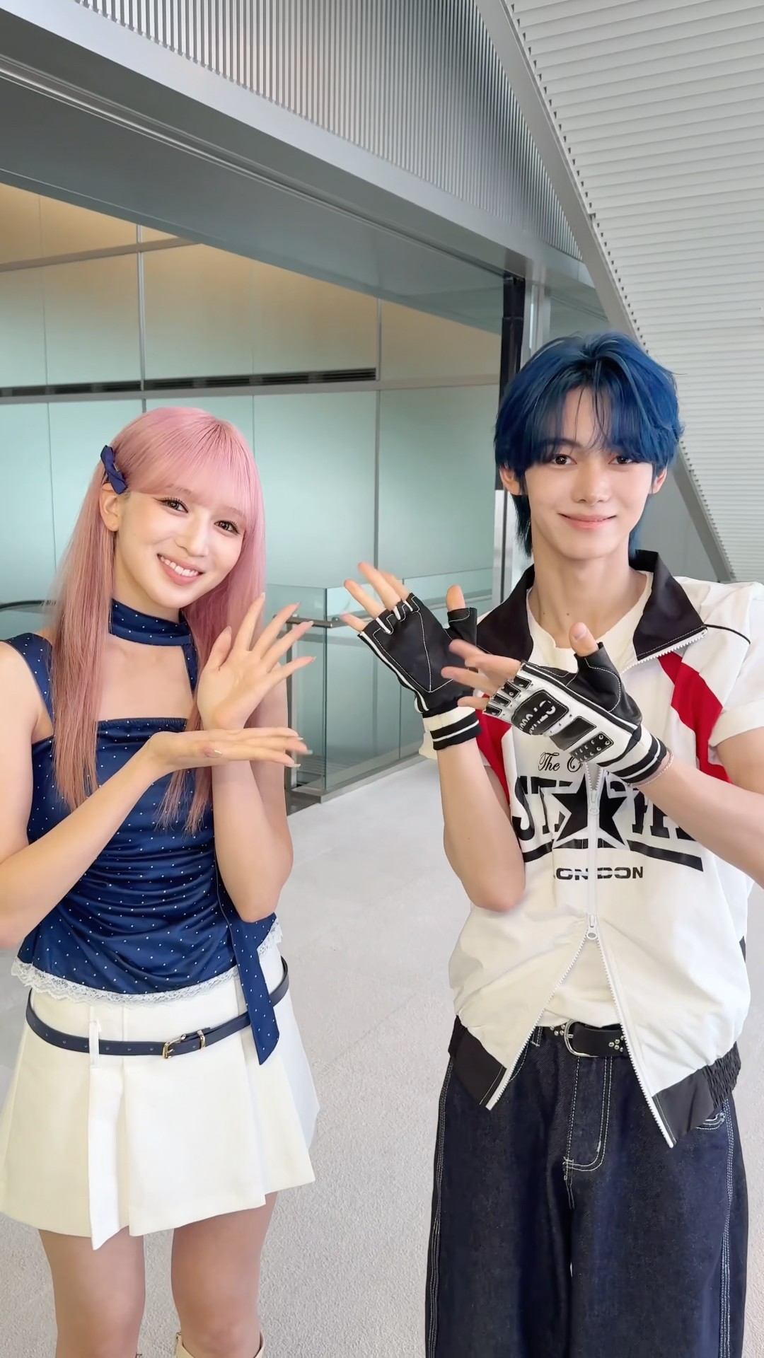 すぅ☆ 📱: ⊹˚₊ #SUZU 𖧧 #全肯定ダンス 𖧧 ˒˒with #HANJIN さん ( #TWS
