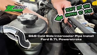 S&B Cold Side Intercooler Pipe Install, Ford 6.7L Powerstroke
