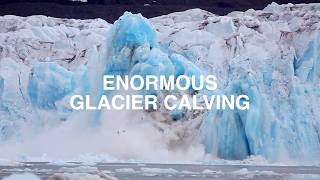 Large Glacier Calving with enormous Shooters!