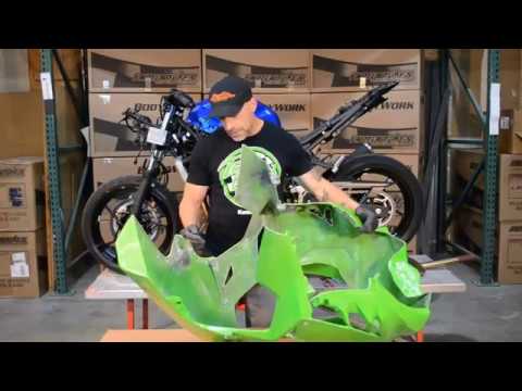 How to install race bodywork on a Ninja 400