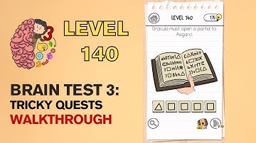 Brain Test 3 Tricky Quests Level 140 Answer | Dracula must open a portal to Asgard