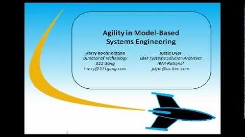 Agile Model Based Systems Engineering by 321 Gang