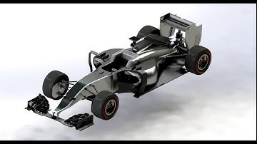 F1 Car in solidworks
