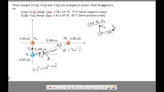 Ch 15 - Coulomb's Law - Problem # 1