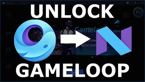 How to install official gameloop 7.1 Turbo AOW engine