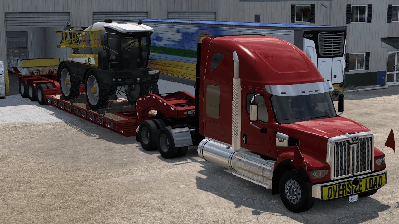 ATS | Curvy Mountain Drive Bozeman → Idaho Falls | Western Star 49X | No Commentary