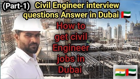 Civil Engineer interview questions/Answer in Dubai 🇦🇪 Hindi/Urdu/English.