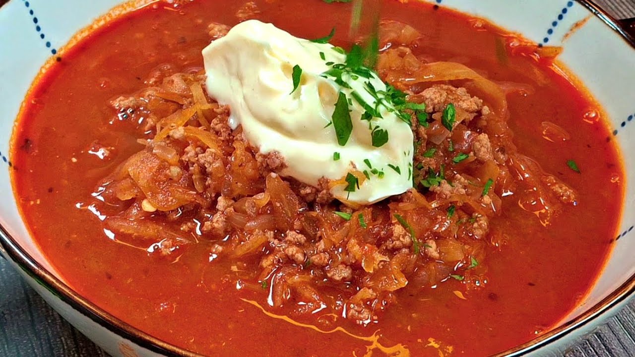 Krautsuppe mit Hackfleisch – deftig, wärmend und super einfach 😋
