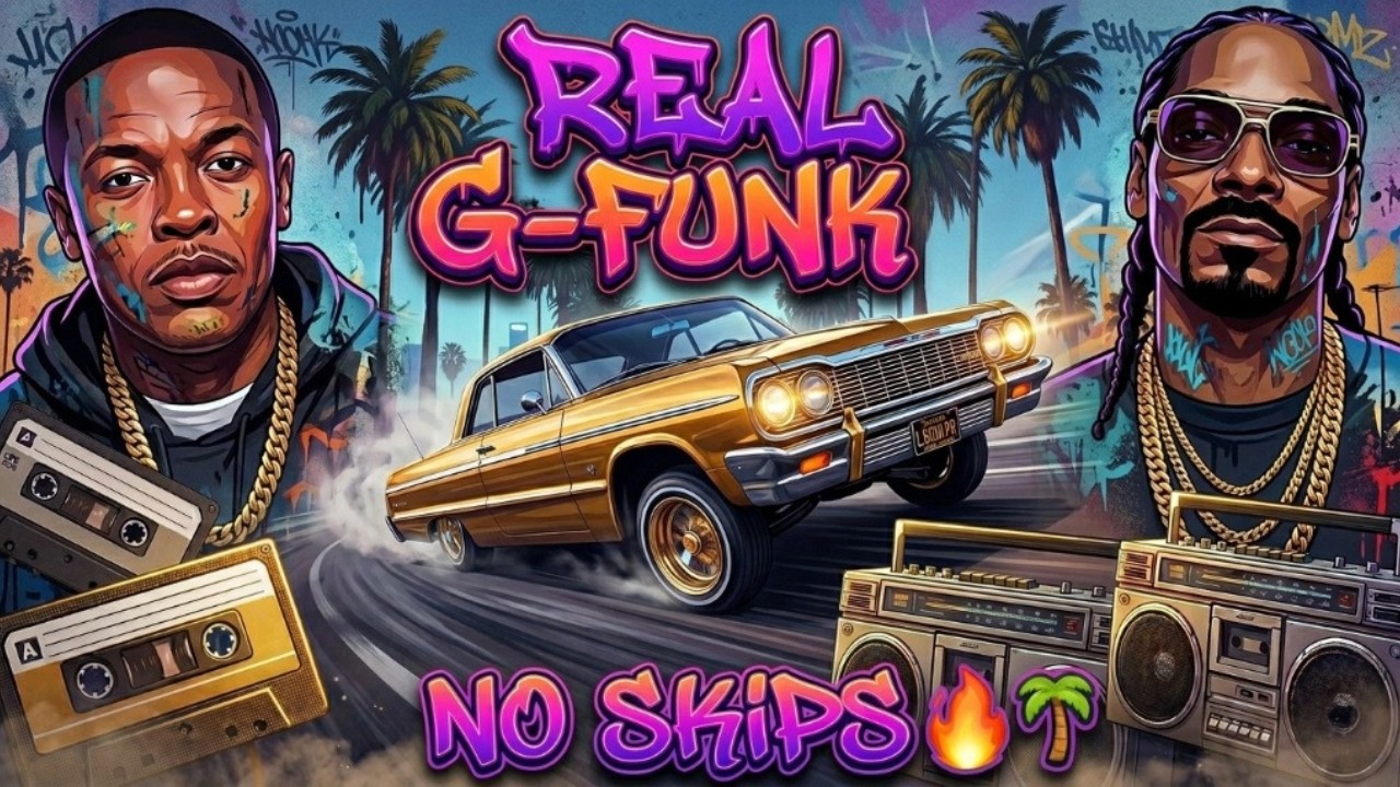 Smooth G-Funk Mix 🚗 Cruisin' Through 90s West Coast Classics