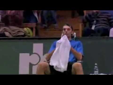 Karlovic underarm drop serve