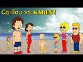 Caillou Vs Karen At The Beach!