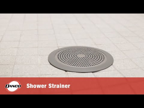 5-3/4 in. Shower Strainer in Matte Black - Danco