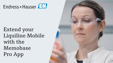 Extend your Liquiline Mobile in the laboratory | Memobase Pro App | #endresshauser