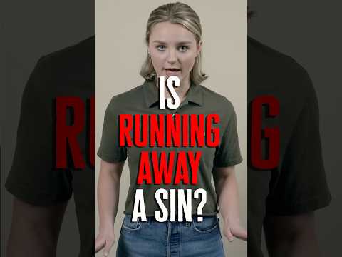 Is running away a sin? #shortsfeeds