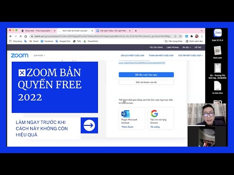 Video Cách tạo Zoom bản quyền 2022 - youtube