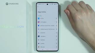 Motorola Edge 60 Fusion: How to Set Up App Time Limits screenshot 1