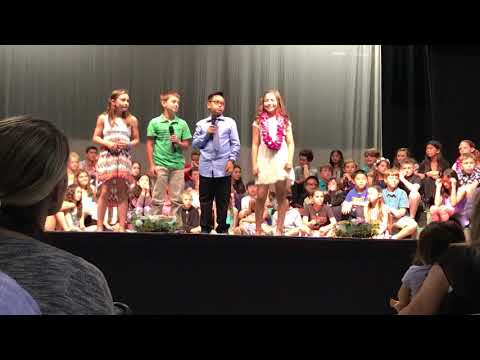 Zip-a-Dee-Do-Dah  5th grade graduation ceremony Walnut Acres Elementary School