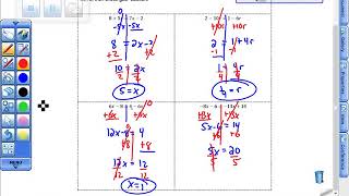 Unit 1 Day 2 Solving Equations with Variables on Both Sides
