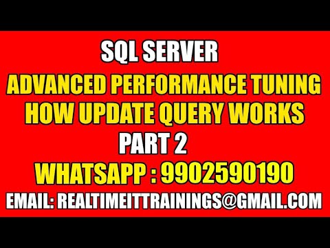 Sql Server Advanced Performance Tuning Class 4 - YouTube
