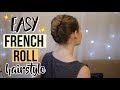 HOW TO - Do a french roll  hairstyles  Talia