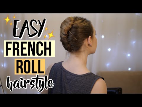 how-to---do-a-french-roll-|-hairstyles-|-talia