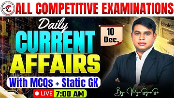 📰 Daily Current Affairs | Current Affairs Today |IAS/PCS/ONE DAY | By Vidya Sagar Sir | Cogent IAS