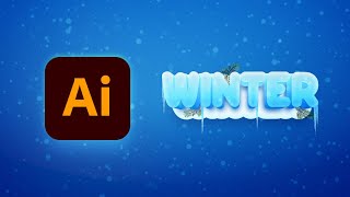 How to Create a Winter Text Effect in Illustrator screenshot 2