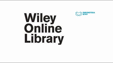 Работа с Wiley Online Library
