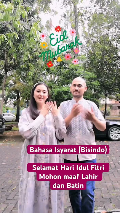 #bahasaisyarat mohon maaf lahir dan batin 🙏🏻 #pasanganTuli