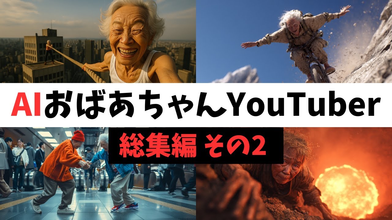 【総集編その2】理解不能なAIおばあちゃんYouTuberたち【4K】