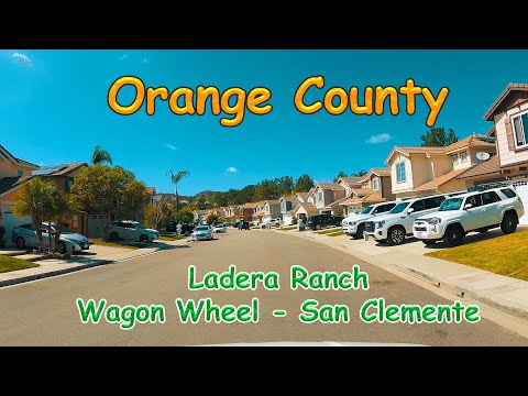 DRIVING around Ladera Ranch - Wagon Wheel - San Clemente, Orange County - USA Scenic Car Drive