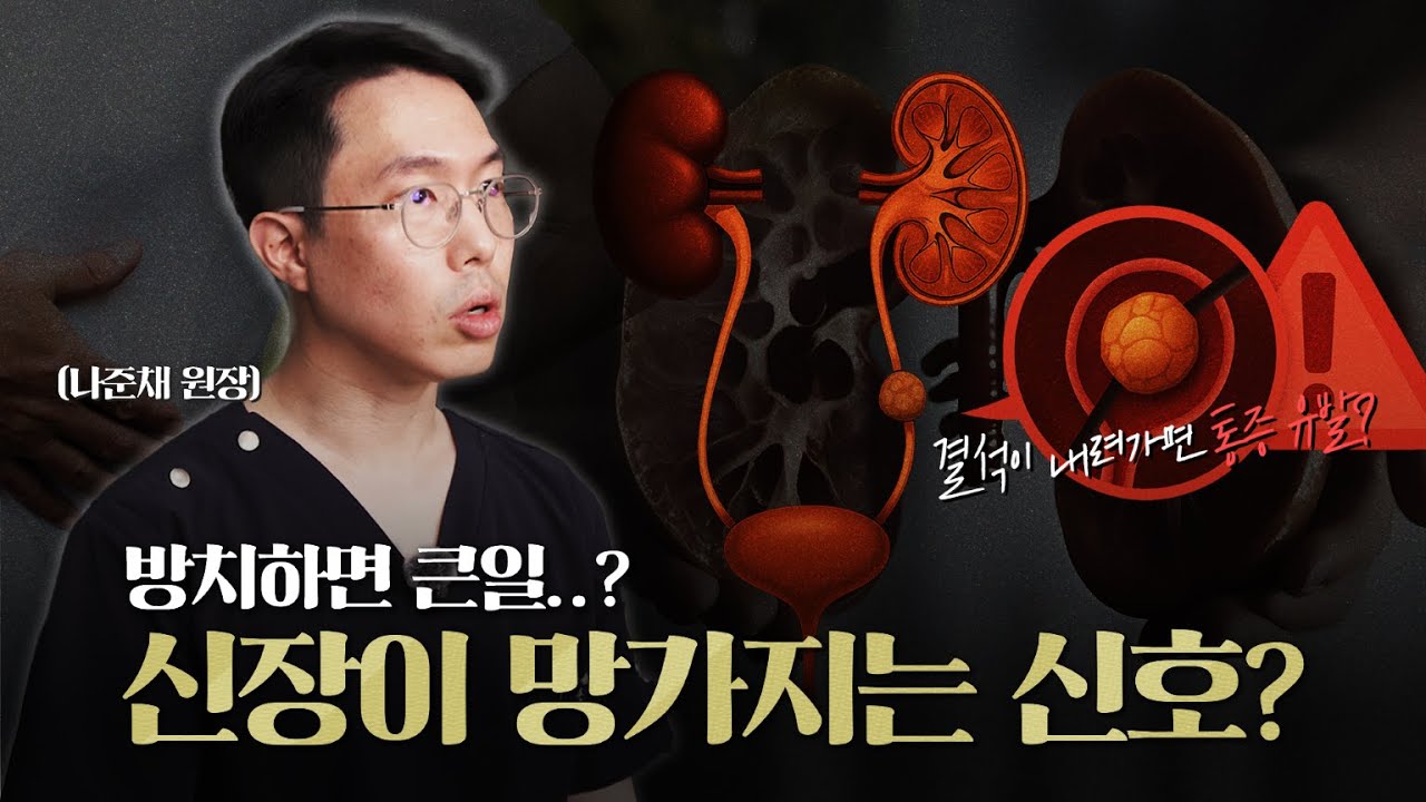 신장결석 치료 안해도 된다? 방치하면 큰일 난다? 요로결석과 신장결석, 어떤 경우 비뇨의학과를 찾아야하는 지 알려드립니다
