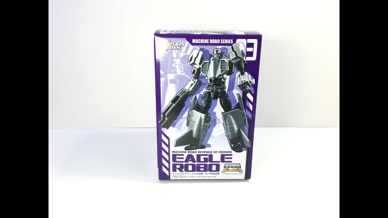 Action Toys - Machine Robo: MR-03 EAGLE ROBO - YouTube