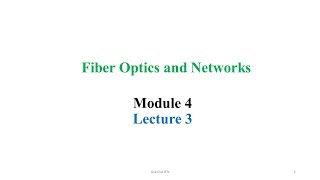 FON Module 4_3 | Isolators and Circulators