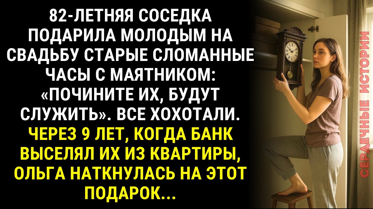 Бесполезный подарок от старушки, который хотели выбросить, через 9 лет спас всю семью...
