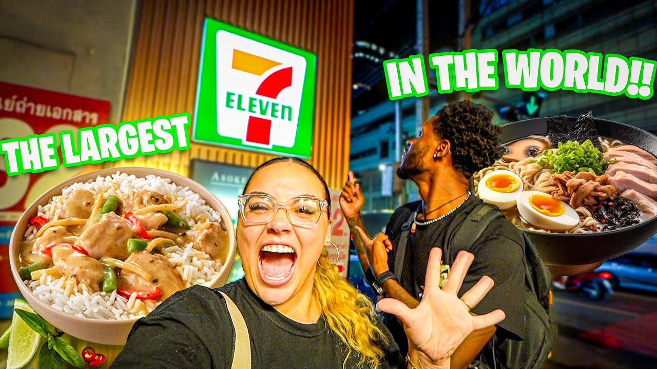 World s BIGGEST 7 ELEVEN In BANGKOK THAILAND Full Tour EATING YouTube world-s-biggest-7-eleven-in-bangkok-thailand-full-tour-eating-youtube