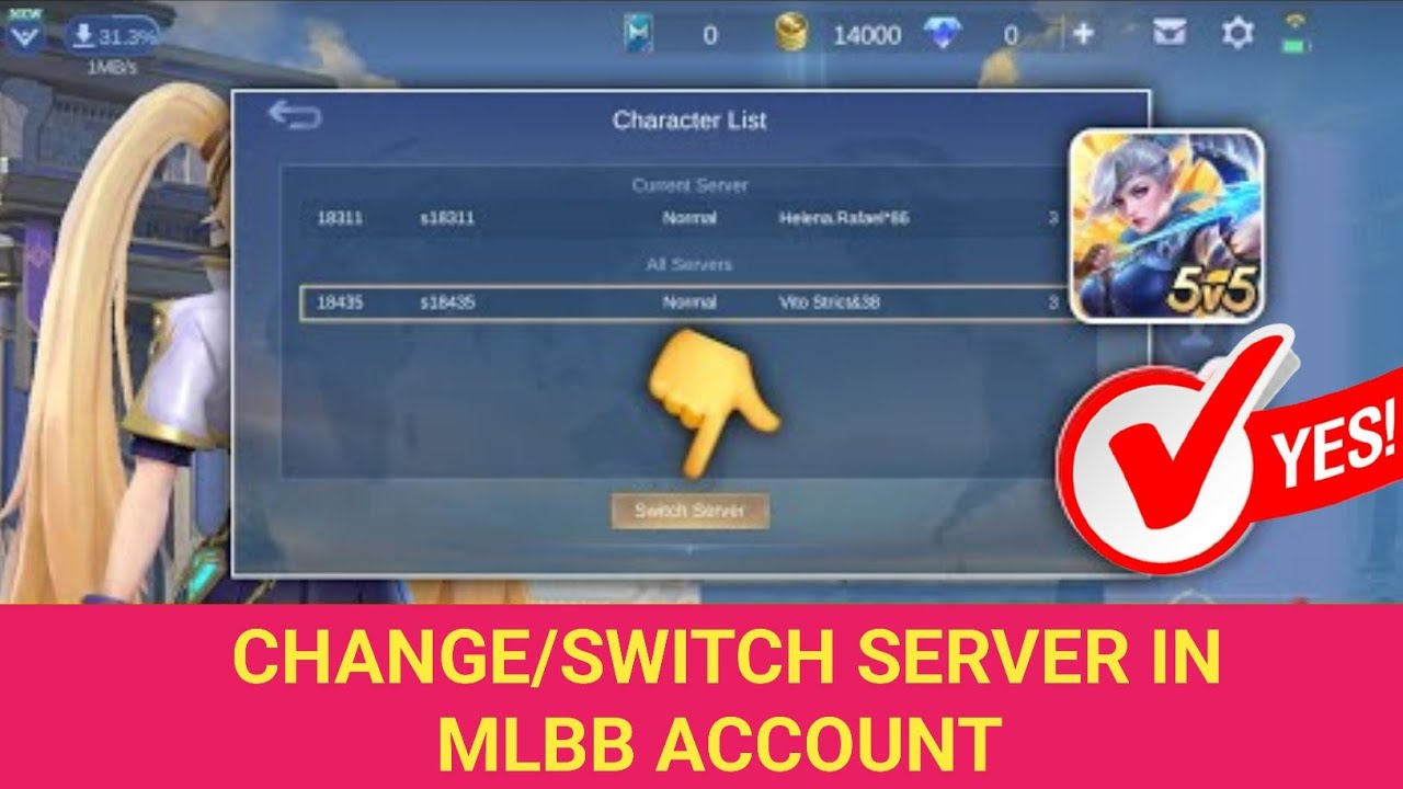 New! How To Change/Switch Server in Mobile Legends (2025) | How do I ...