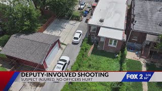 Suspect expected to recover after being shot by St. Louis sheriff's deputy following vehicle theft