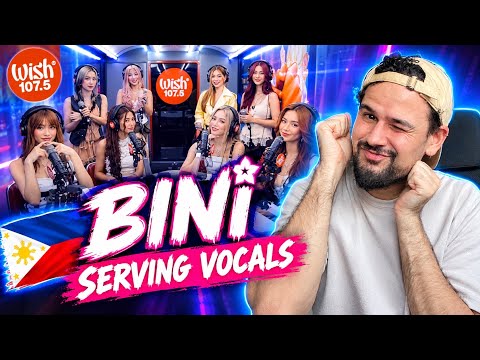 REACTION TO P-POP GIRLGROUP: BINI performs "A Parallel World" LIVE on Wish 107.5 Bus