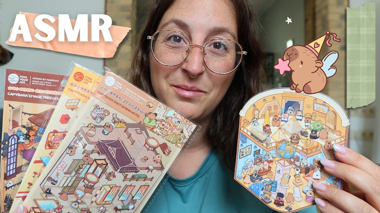 ASMR - J'TE CHUCHOTE DES TRUCS EN COLLANT DES STICKERS 🤫 (Pendant 1h)