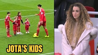 HEARTWARMING MOMENT: DIOGO JOTA’S WIFE REACTS TO VAN DIJK PLAYING WITH THIER KIDS AFTER WOLVES MATCH