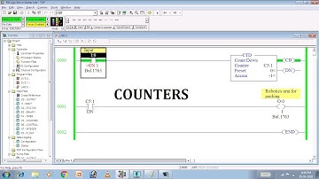 #Mechatronics#PLC#Counters                           Counters ( CTU & CTD) in PLC programming