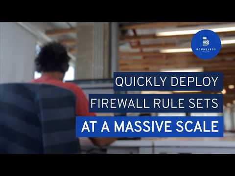 💻[ 1 MINUTE TUTORIAL] Quickly deploy firewall rule sets at a massive scale