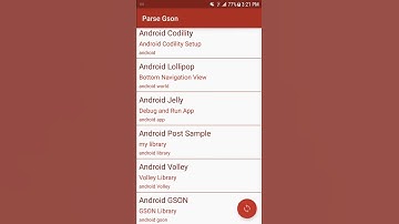 Parsing Json Array Using Gson In Android