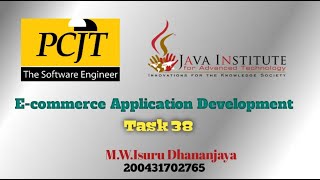 Web Project Task 38 | 1st Year | Semester 01 | Java Institute Net Worth